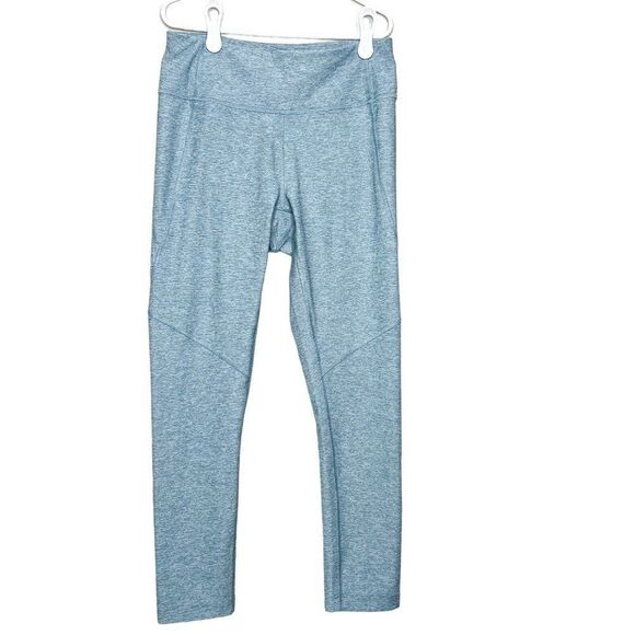 Outdoor Voices Blue Gray Warmup 7/8 Leggings Size Small - Picture 1 of 3